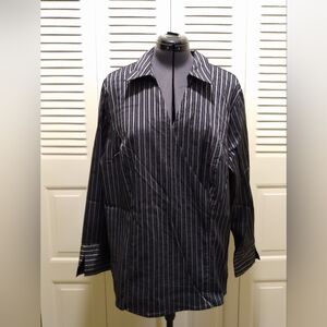 Lane Bryant Faux Wrap Blouse Women's Plus Size 26/28
